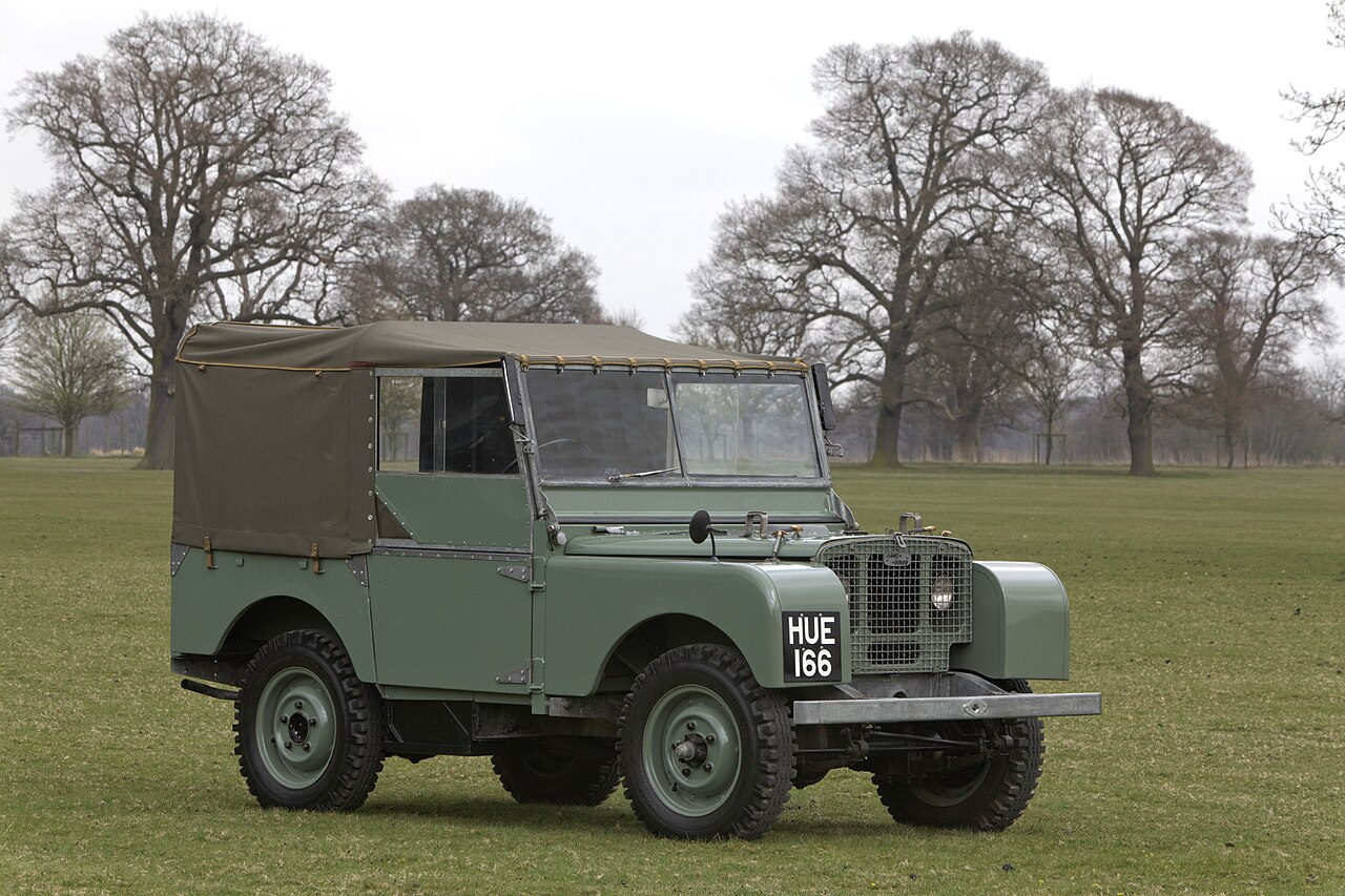 The first pre-production 1948 80-inch Series I, photographed for Land Rover's heritage archive