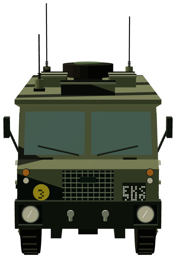 101FC Radio Body — front render