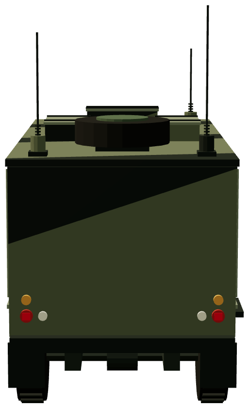 101FC Radio Body — rear render