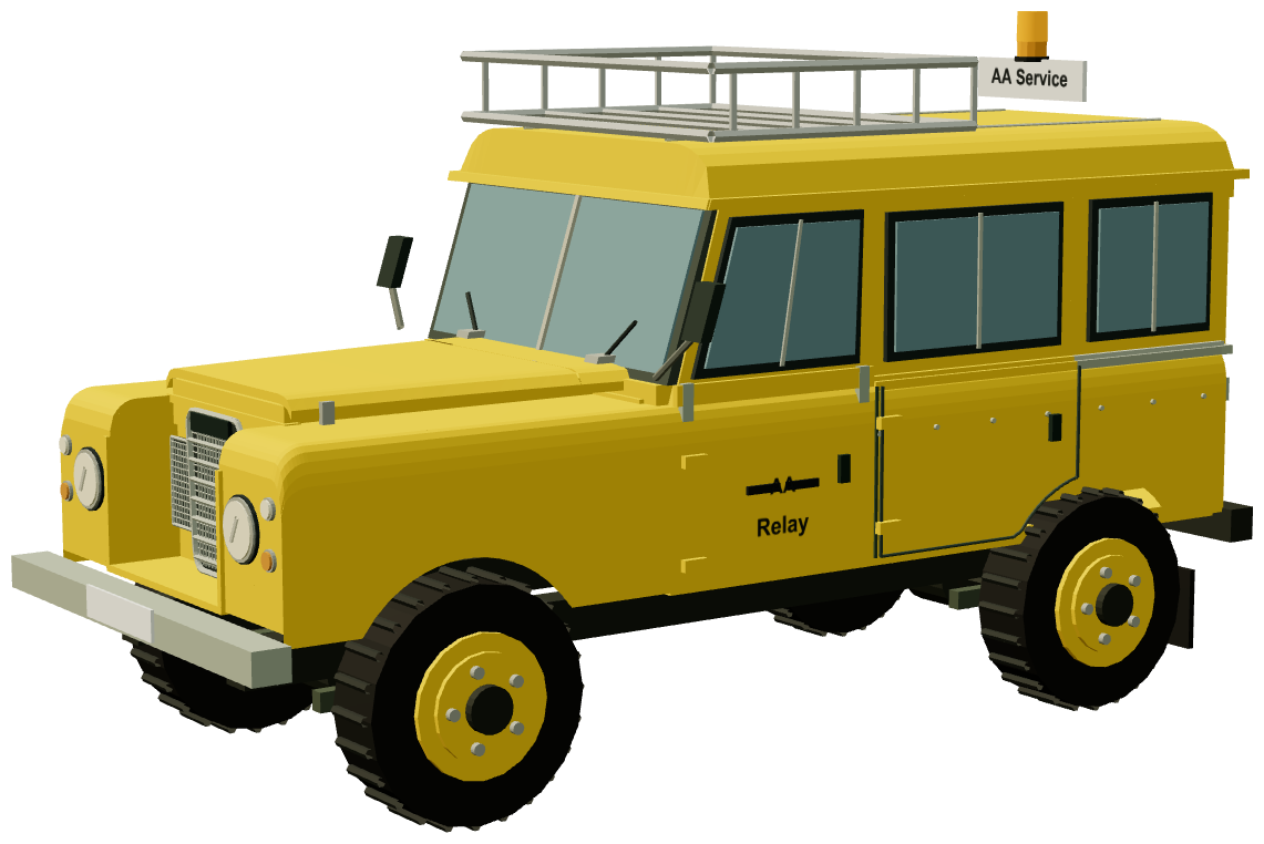 AA Relay Series III 109 Station Wagon — three-quarter render