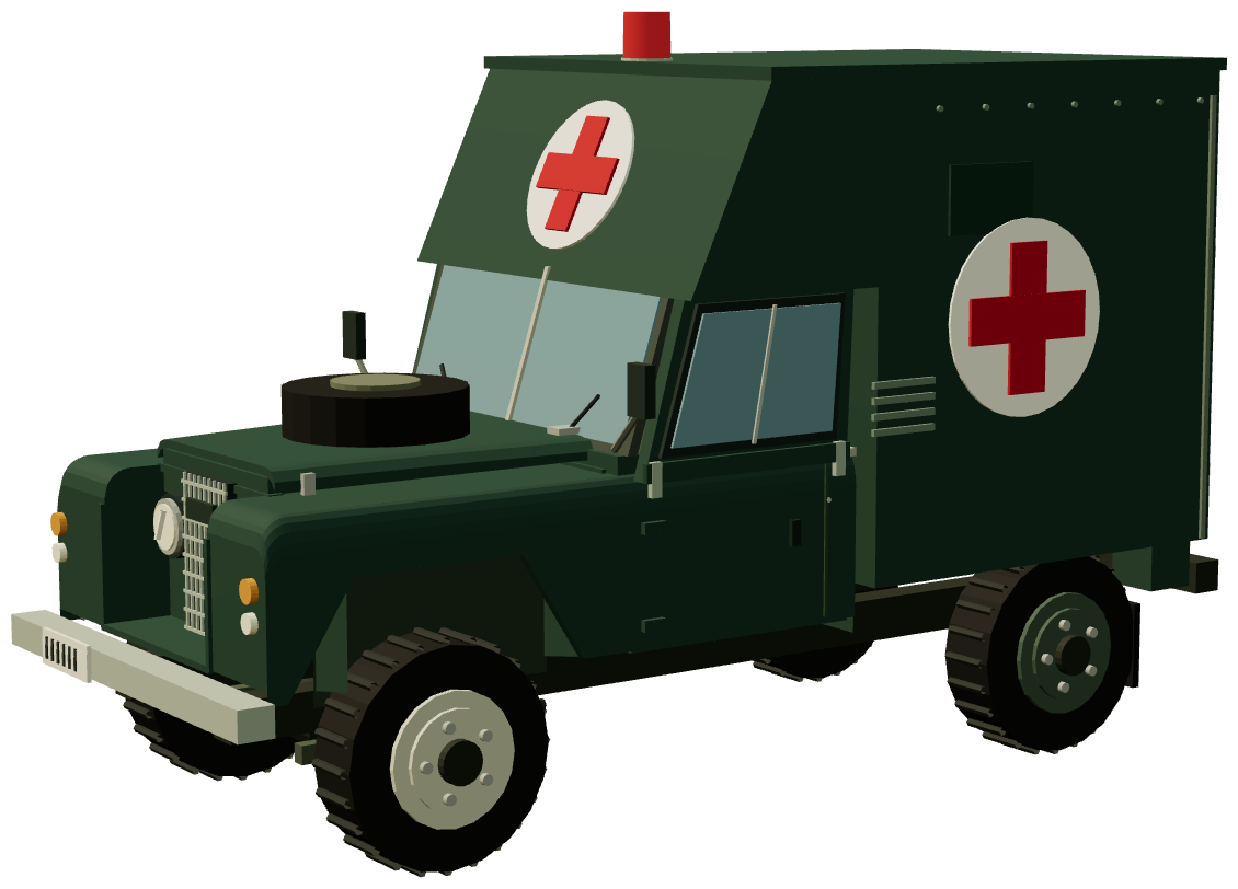 Series II Ambulance — three-quarter render