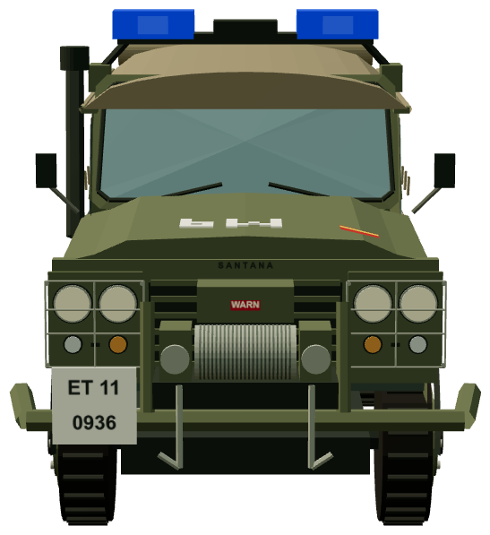 Policía Militar Aníbal — front render