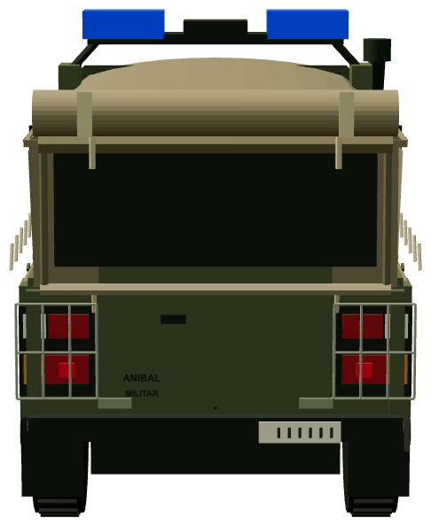 Policía Militar Aníbal — rear render
