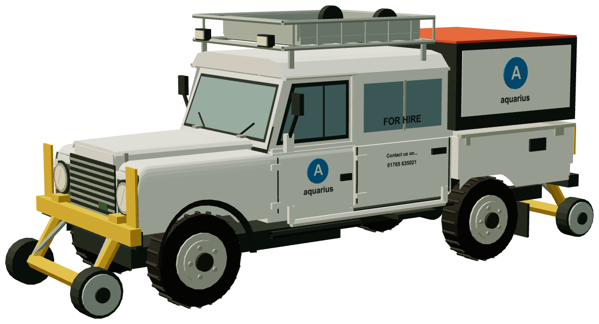 Aquarius R2R — three-quarter render