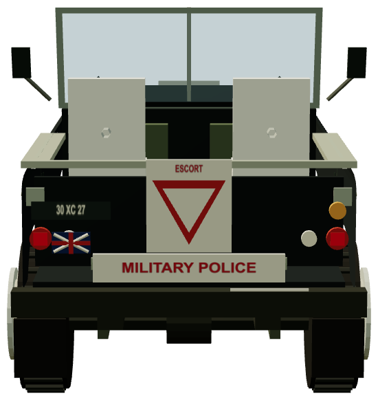 BAOR ceremonial / security 88 — rear render