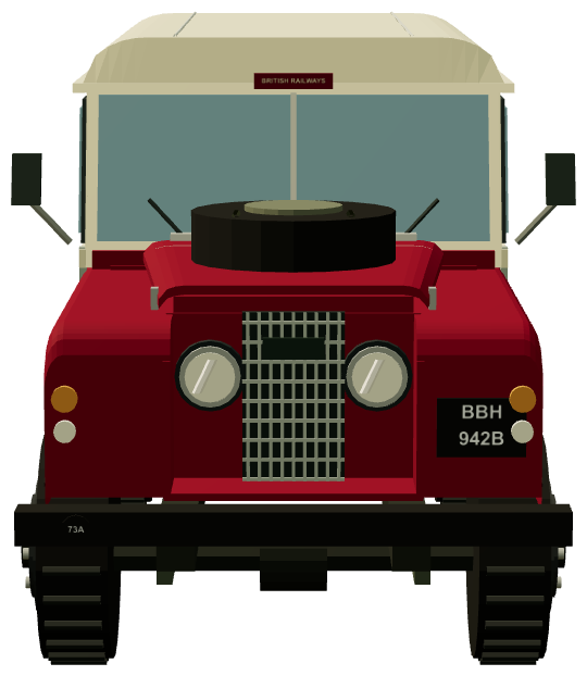 British Railways Yard Runabout — front render