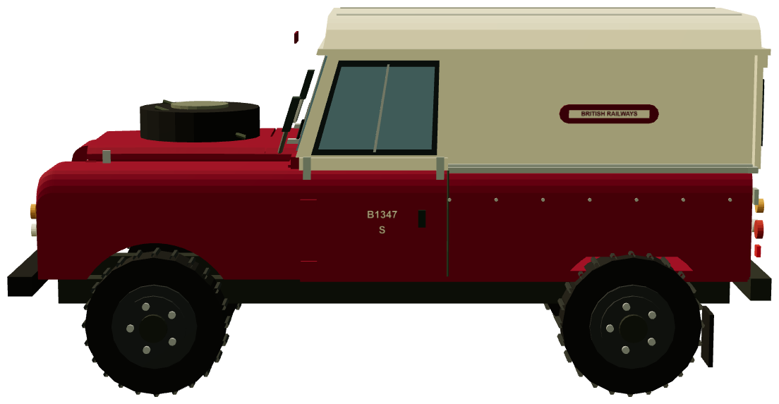 British Railways Yard Runabout — side render