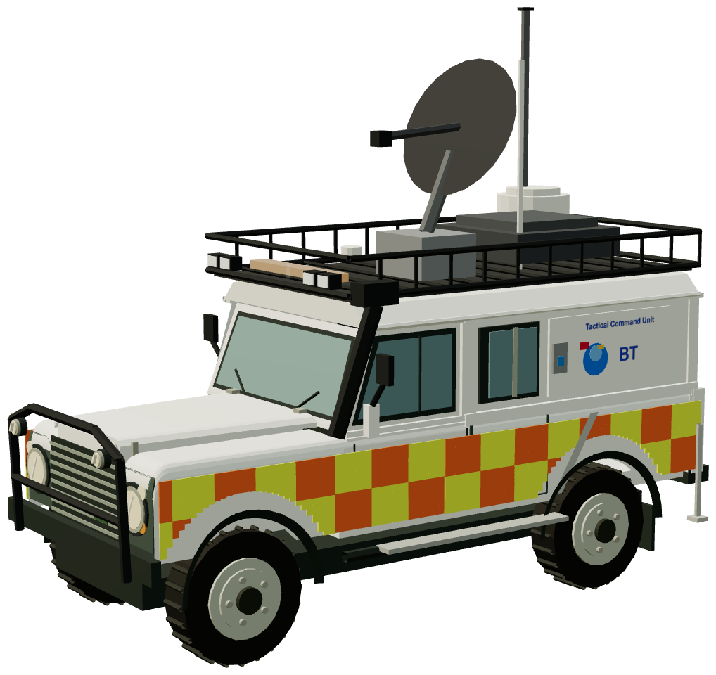 BT Defender Tactical Command Unit — three-quarter render