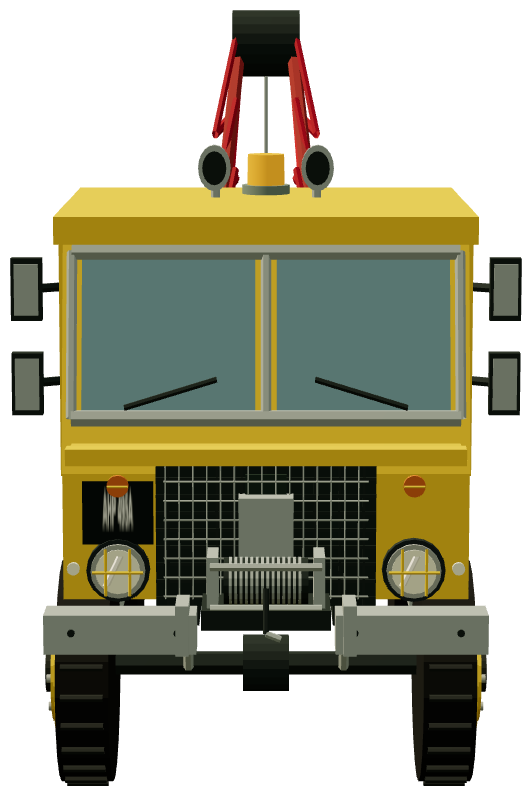 112-inch Buttercup breakdown truck — front render