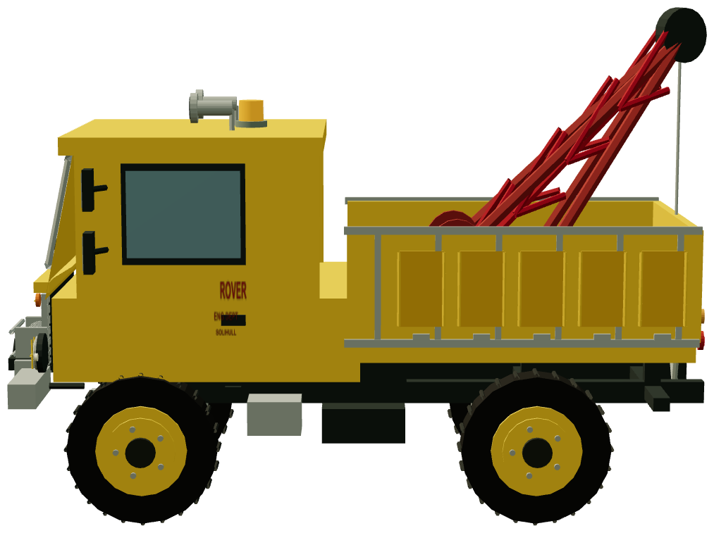 112-inch Buttercup breakdown truck — side render
