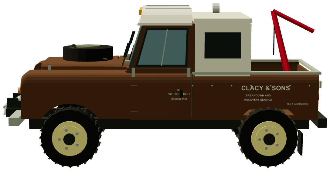 Clacy & Sons Series IIA 109 Recovery Truck — side render
