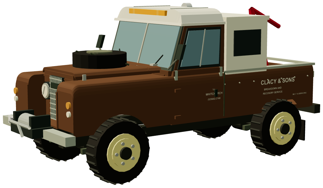 Clacy & Sons Series IIA 109 Recovery Truck — three-quarter render