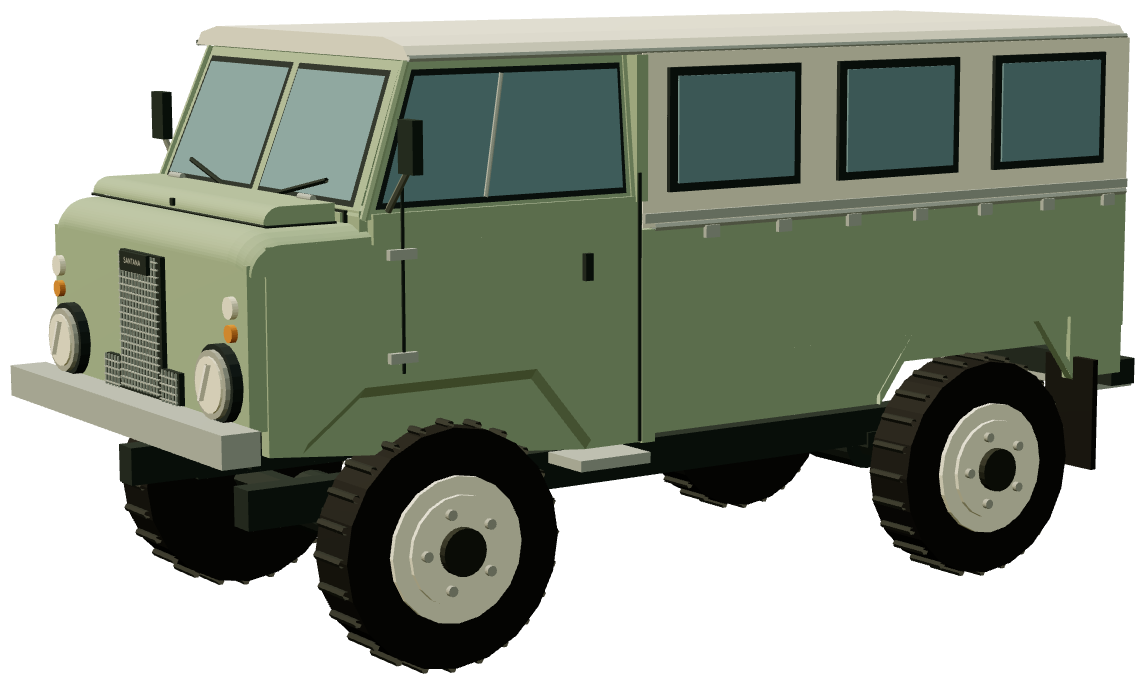 Santana 1300 — three-quarter render