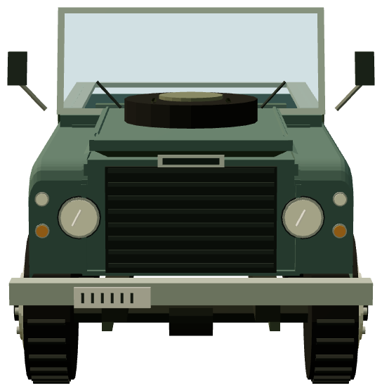 Series III Santana 6cyl Diesel 109″ — front render