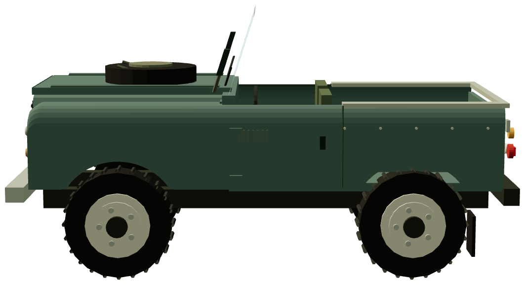 Series III Santana 6cyl Diesel 88″ — side render