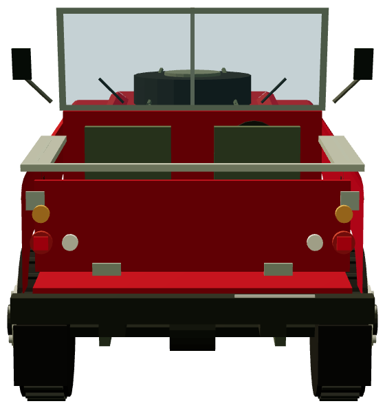 Series III Stage 1 V8 88″ — rear render
