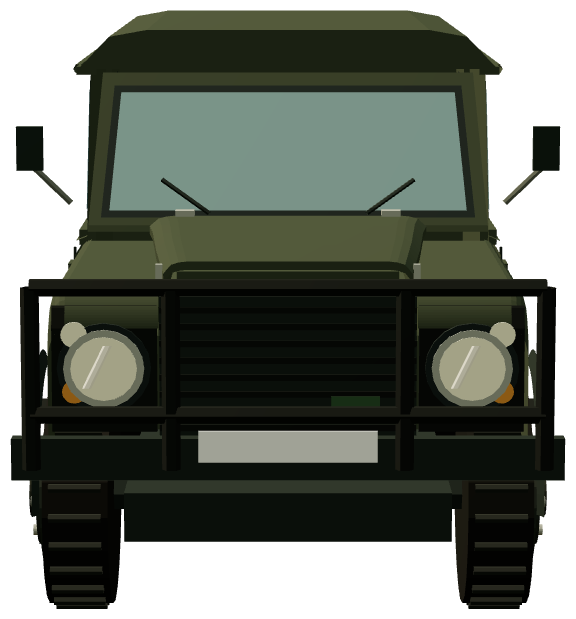 Czech Army Defender 90 Station Wagon Observer — front render
