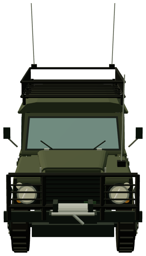 Czech Airborne Defender 110 Command Post — front render