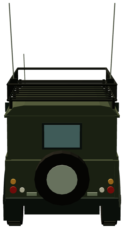 Czech Airborne Defender 110 Command Post — rear render