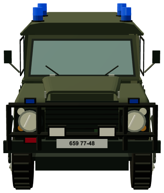 Czech Military Police Armoured Defender 110 Mk.1 — front render