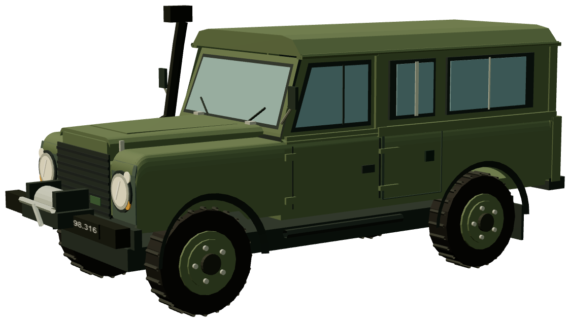 Danish Army Defender 110 Communications — three-quarter render