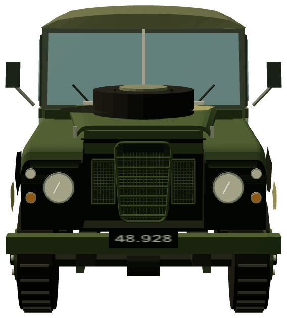 Danish Army 88 General Service — front render