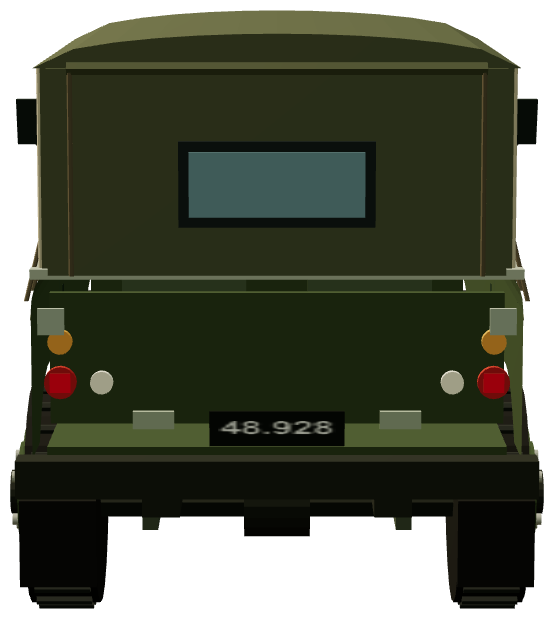 Danish Army 88 General Service — rear render