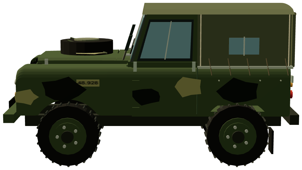 Danish Army 88 General Service — side render