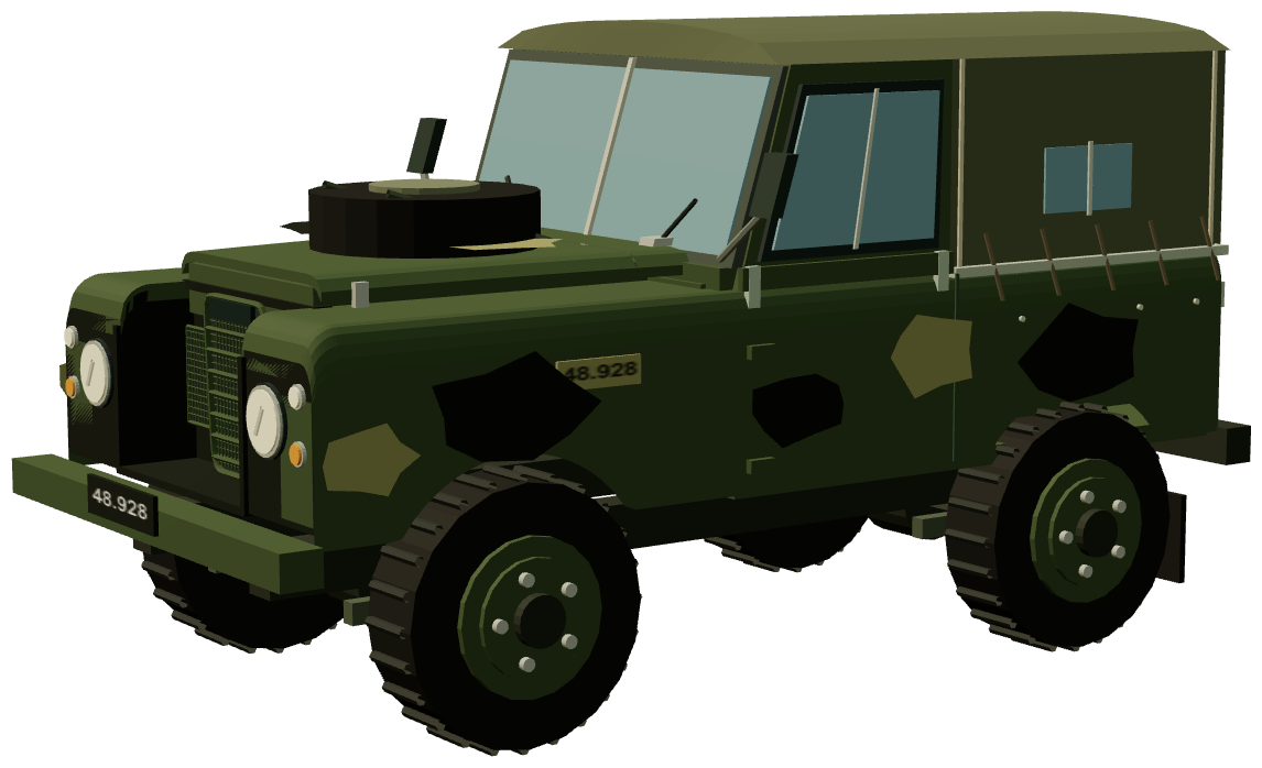Danish Army 88 General Service — three-quarter render