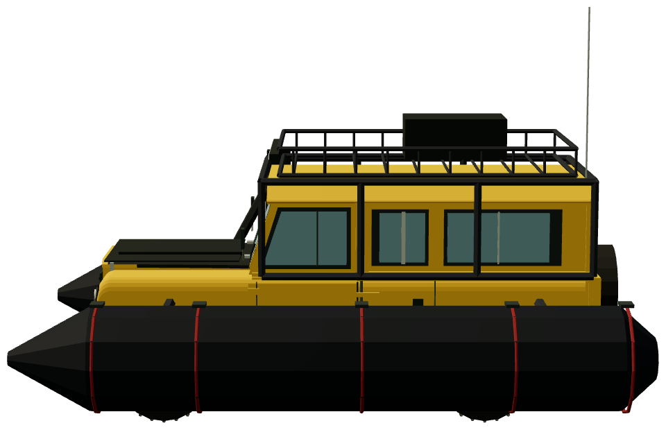 DefenderX Amphibious Defender 110 — side render