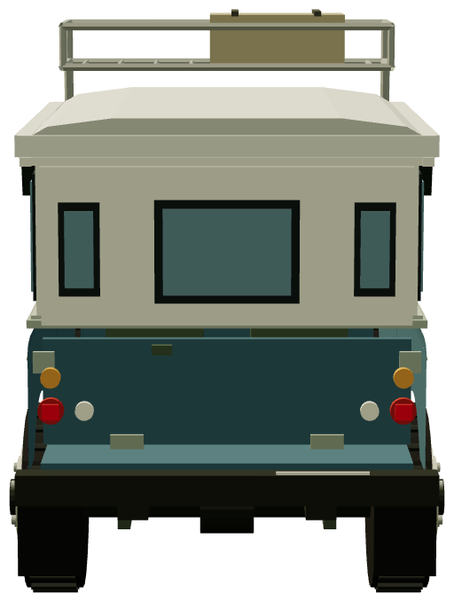 Series II 109 Dormobile — rear render