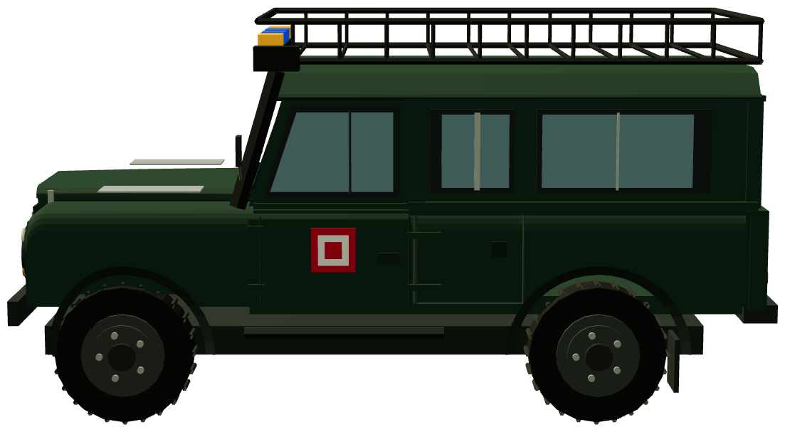 Dorset SAR Defender 110 — side render