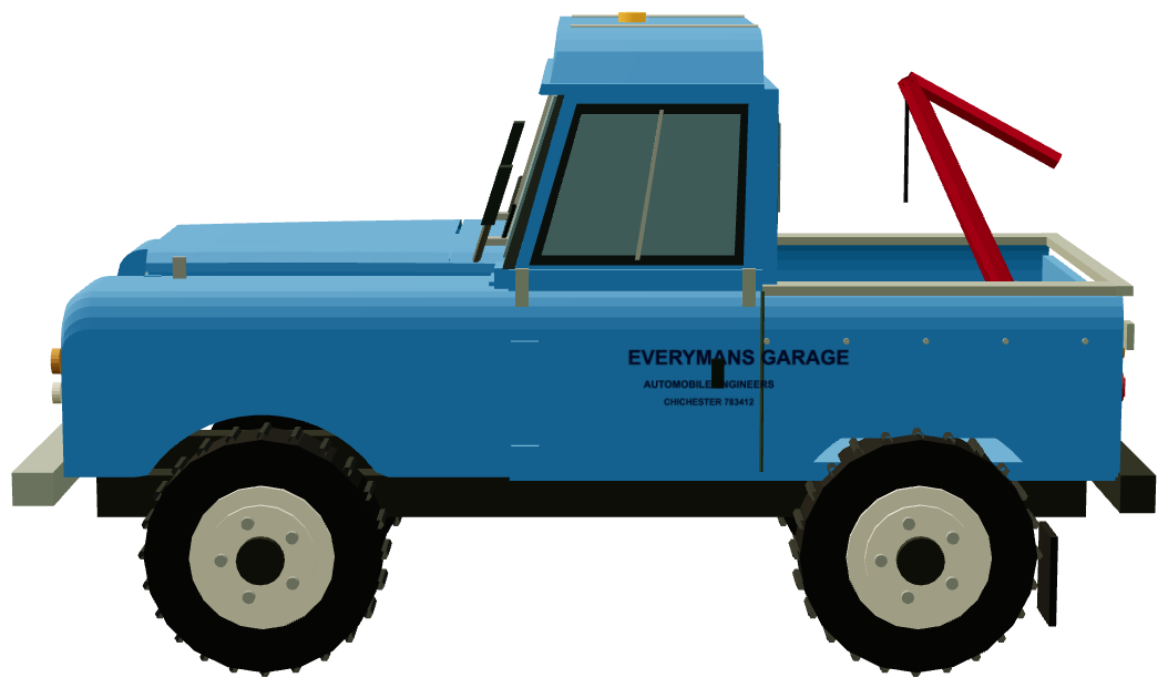 Everyman's Garage Goodwood Recovery Series II 88 — side render