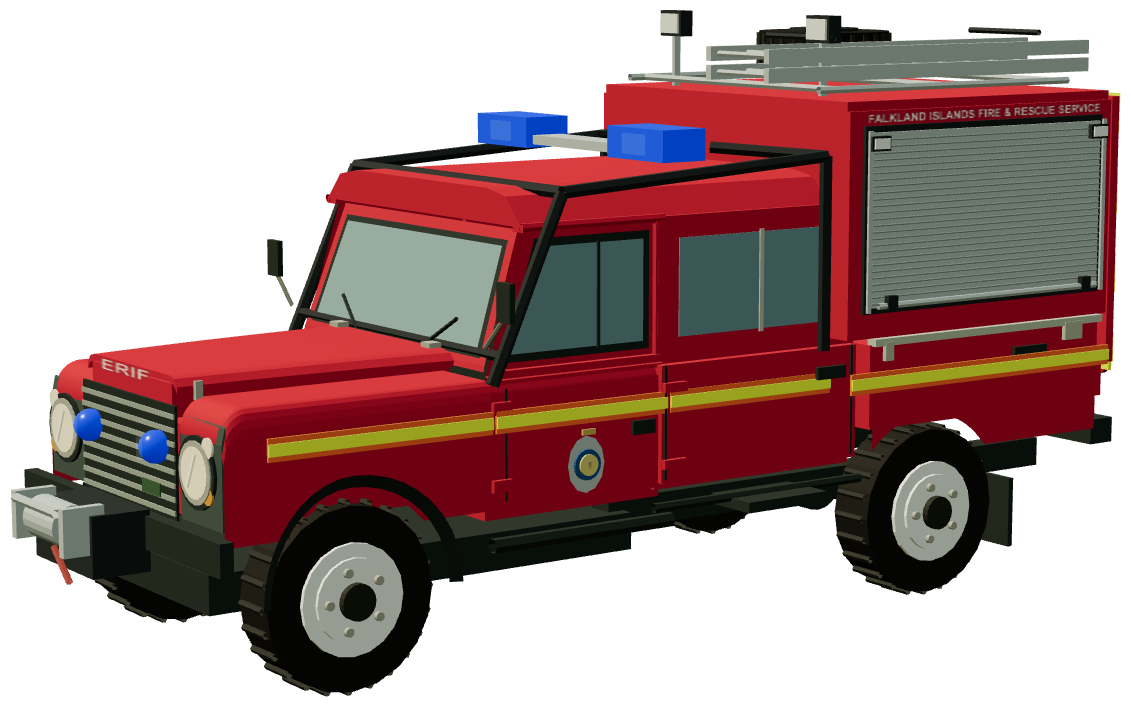 Falkland Islands Fire & Rescue — three-quarter render