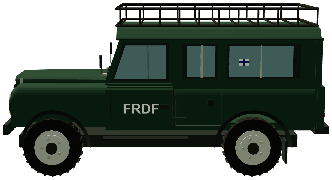 Finnish Defender 110 Station Wagon — side render