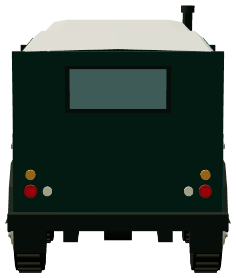 Foley Defender 6×6 — rear render