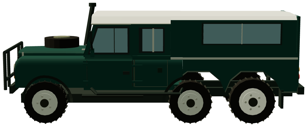Foley Defender 6×6 — side render