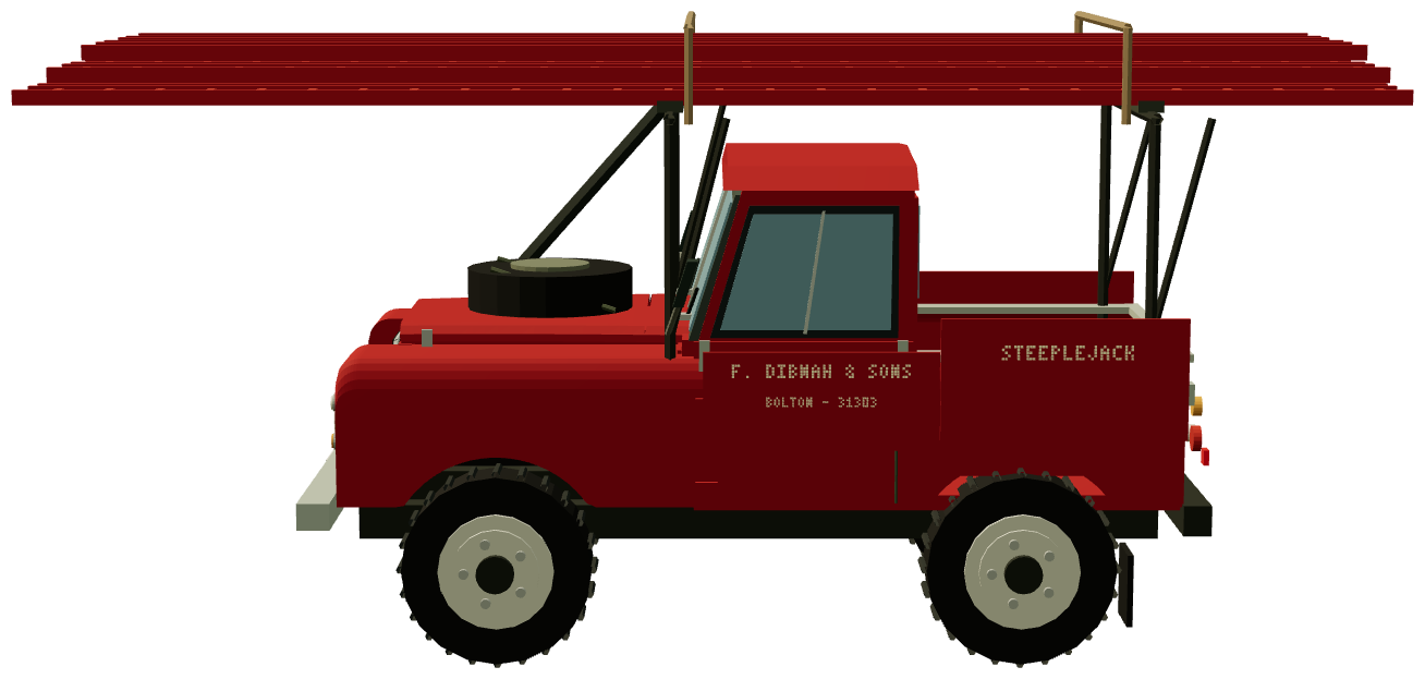 Fred Dibnah — side render
