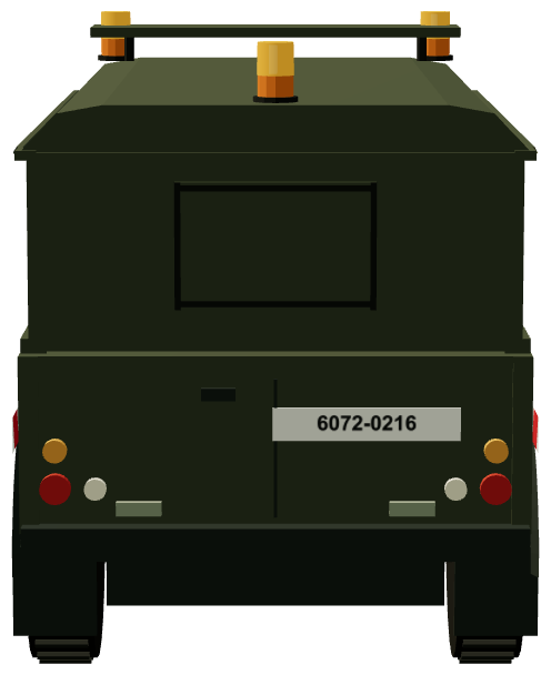 French Army 6072-series Convoy Escort Defender 110 — rear render