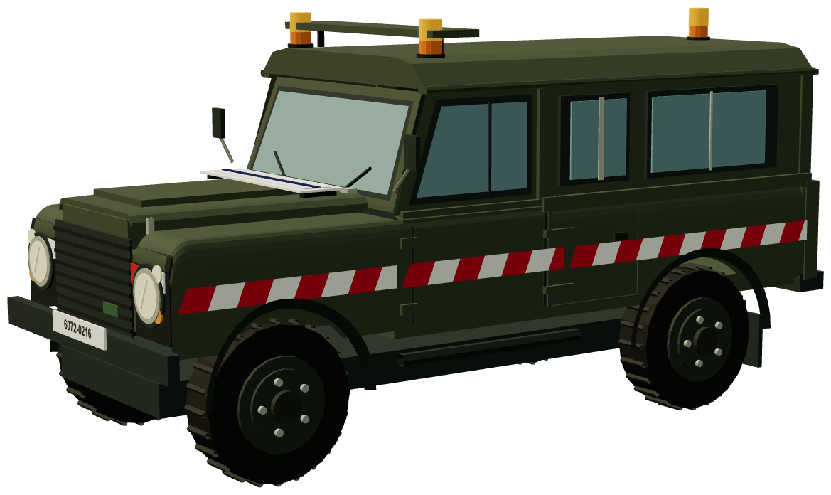 French Army 6072-series Convoy Escort Defender 110 — three-quarter render