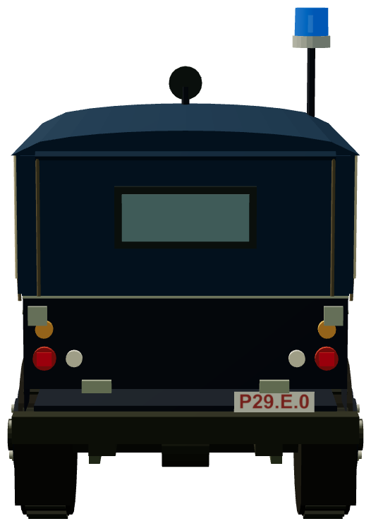 Gendarmerie Belge 80 — rear render