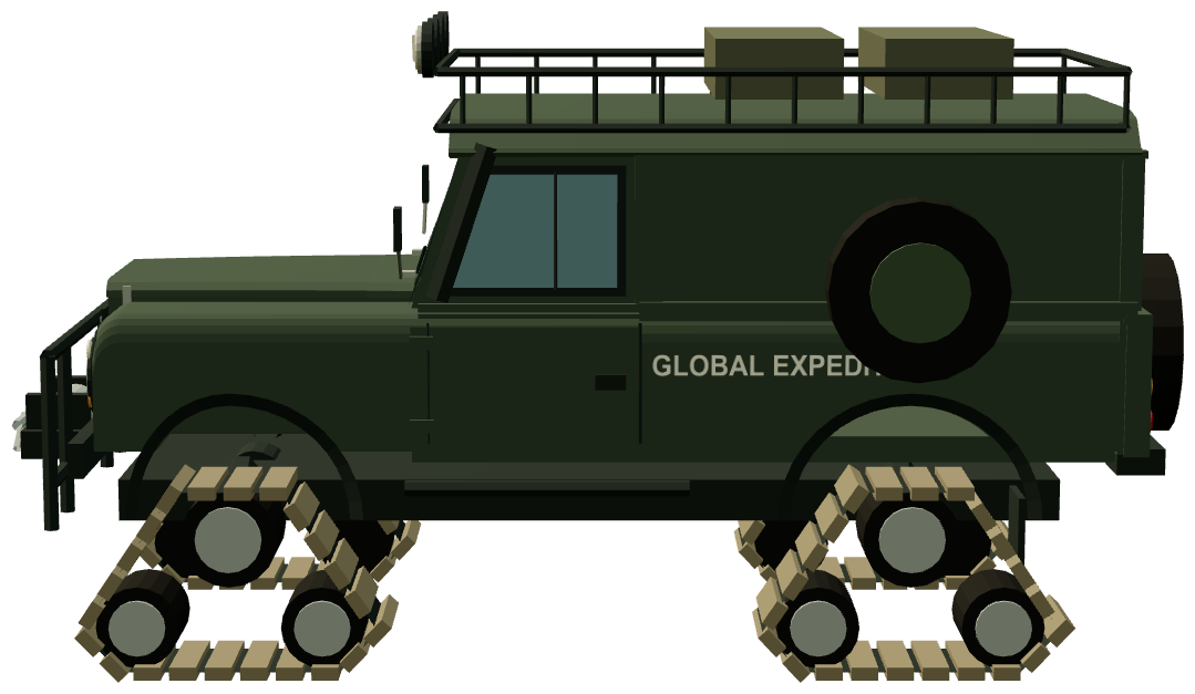 Global Expedition Wolf with Mattracks — side render
