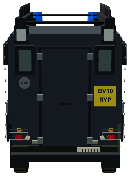 Greater Manchester Police Armoured 110 — rear render