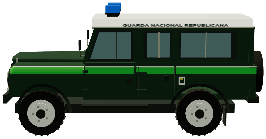 GNR Defender 110 Patrulha — side render