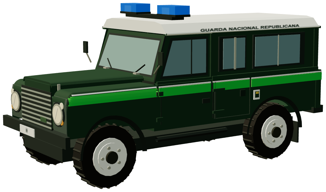 GNR Defender 110 Patrulha — three-quarter render