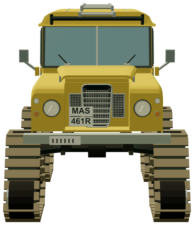 GPO Land Rover Snowtrac — front render