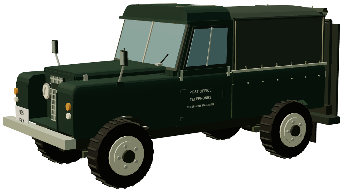 GPO USi Burtonwood Tail-Lift Pickup — three-quarter render