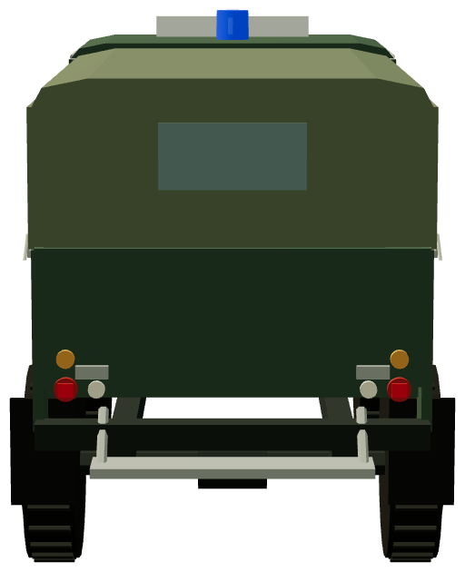 Guardia Civil Santana 1300 Forward Control — rear render