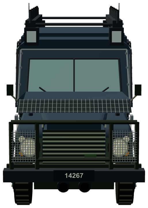 Guernsey Police Armoured 110 — front render