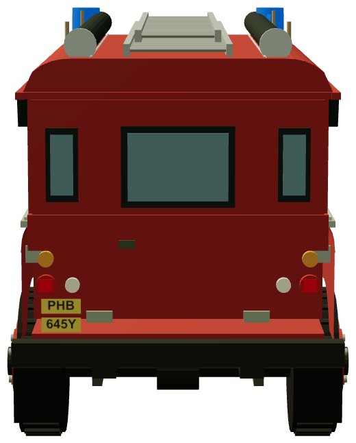 Gwent Series III Fire Appliance — rear render